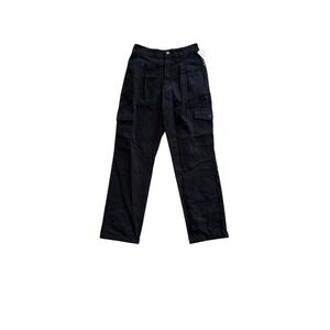 NEW Pacsun High Rise Cargo‎ Trouser Jeans Black Size Small Womens